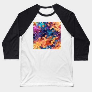 Celestial Dreamscape Baseball T-Shirt